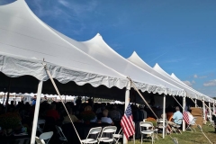 Pintail Point outdoor tented event
