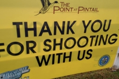 Pintail Point thank you sign